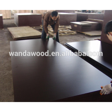 Marine black film faced shuttering plywood